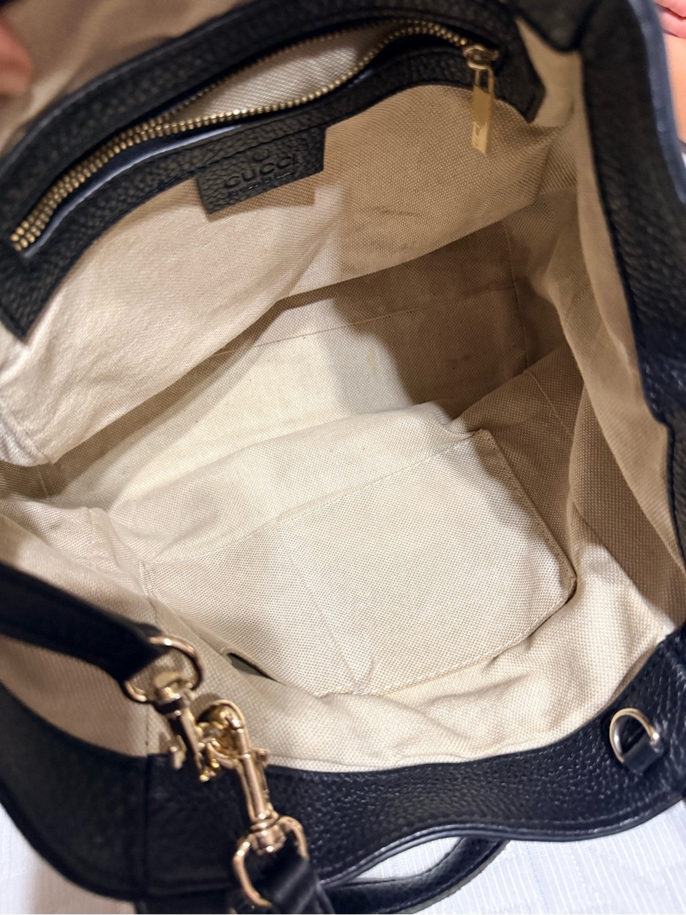 Gucci Soho Black Leather Tote - Picture 8 of 16